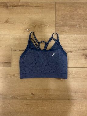Gymshark Navy Strappy Back Sports Bra